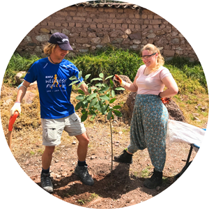 Australian university students take climate action by planting trees in Peru